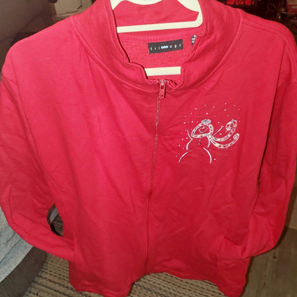 NWOT Triogy Snowman zipup